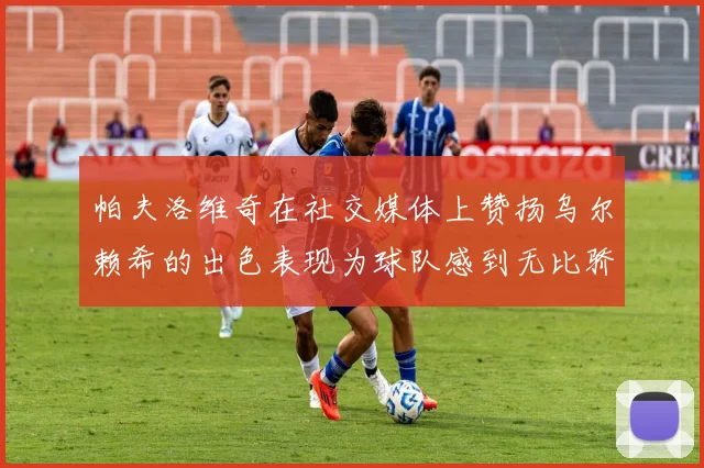 帕夫洛维奇在社交媒体上赞扬乌尔赖希的出色表现为球队感到无比骄傲