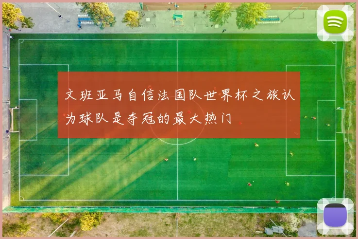 文班亚马自信法国队世界杯之旅认为球队是夺冠的最大热门